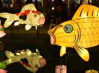 A lantern display themed "Chinese Lanterns: An Enduring Heritage"