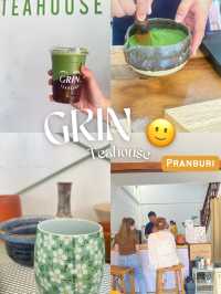  Grin Teahouse – คาเฟ่มัทชะสุดอบอุ่นในปราณบุรี 🍵