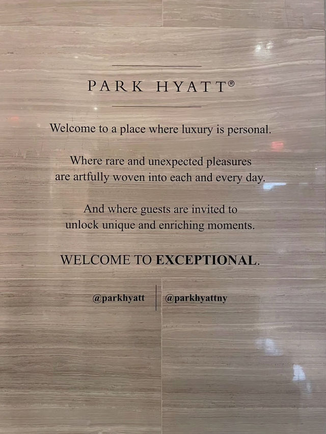 Sky-High Luxury & Unmatched Elegance: My Best Stay at Park Hyatt New York!