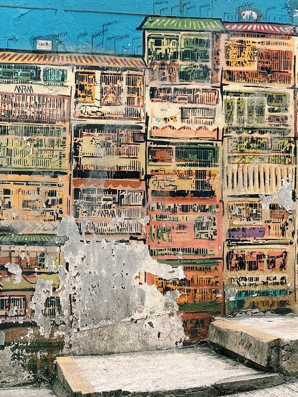 香港の街並み 油彩画 香港」のアイデア 11 件 | サイバーパンクシティ, 香港 街並み, ネオン