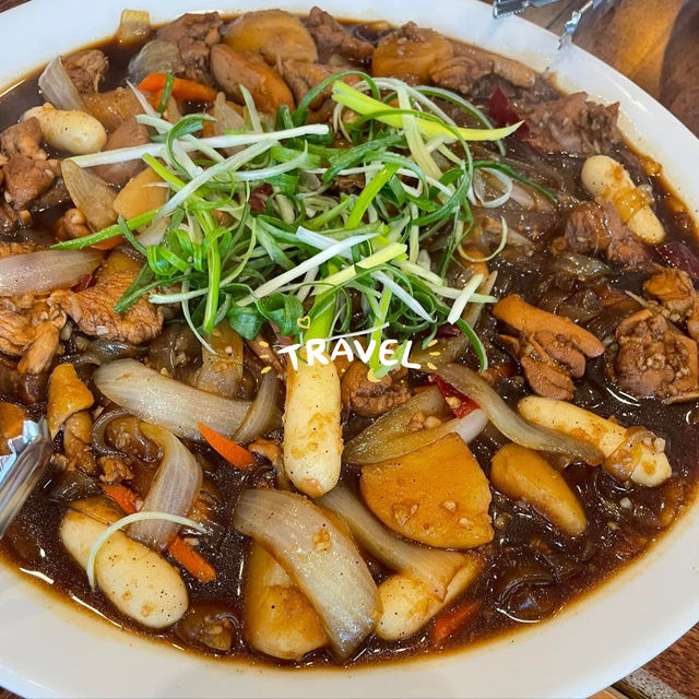 韓國必吃美食👉來至安東地區的-鳳-雛-燉-雞