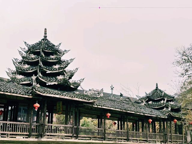 中国湖南著名景点：橫嶺古侗寨，适合打卡拍照📸