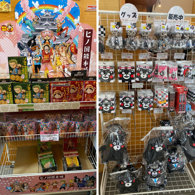 【熊本県🇯🇵高森駅】ワンピース好きにはたまらない☺️キャラクターに会える場所