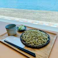 【おんせん県おおいた】最高のロケーション❤️手打ち蕎麦とスイーツを楽しみました