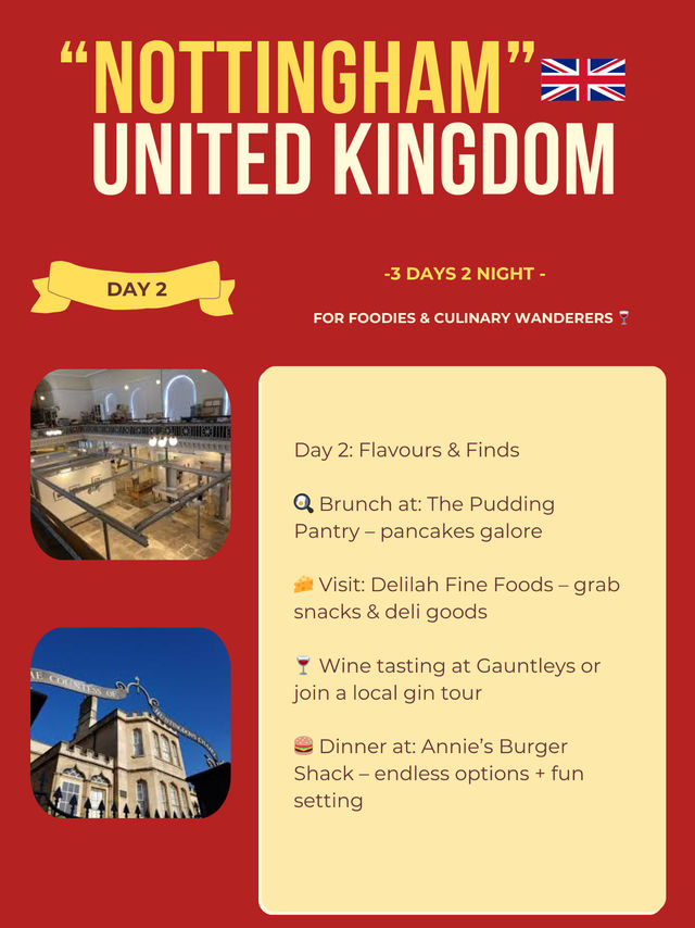 Nottingham itinerary 