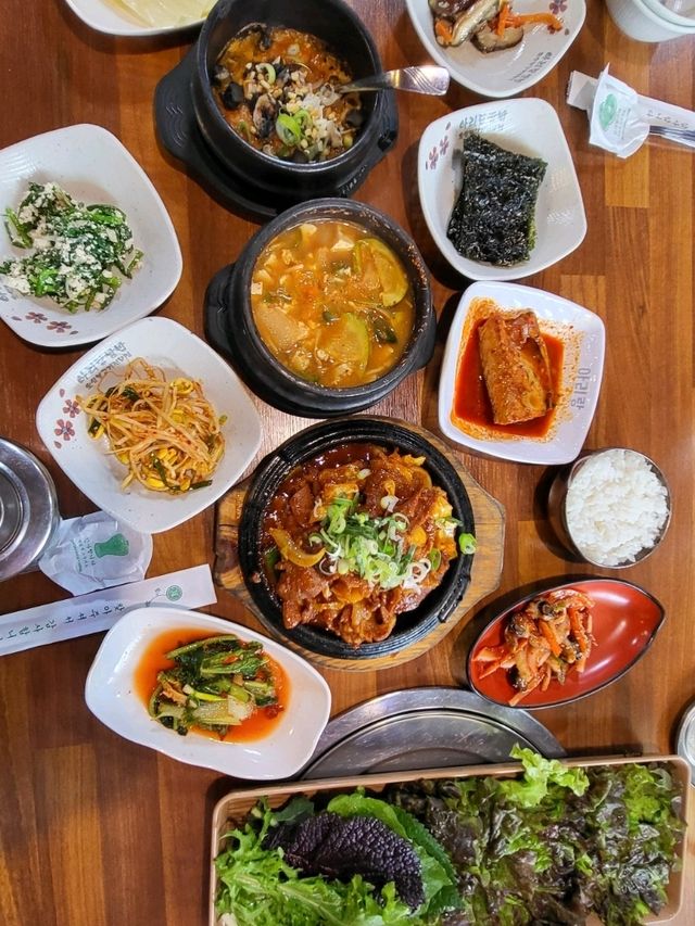 아산 4대 맛집이라는 24시간 쌈밥맛집