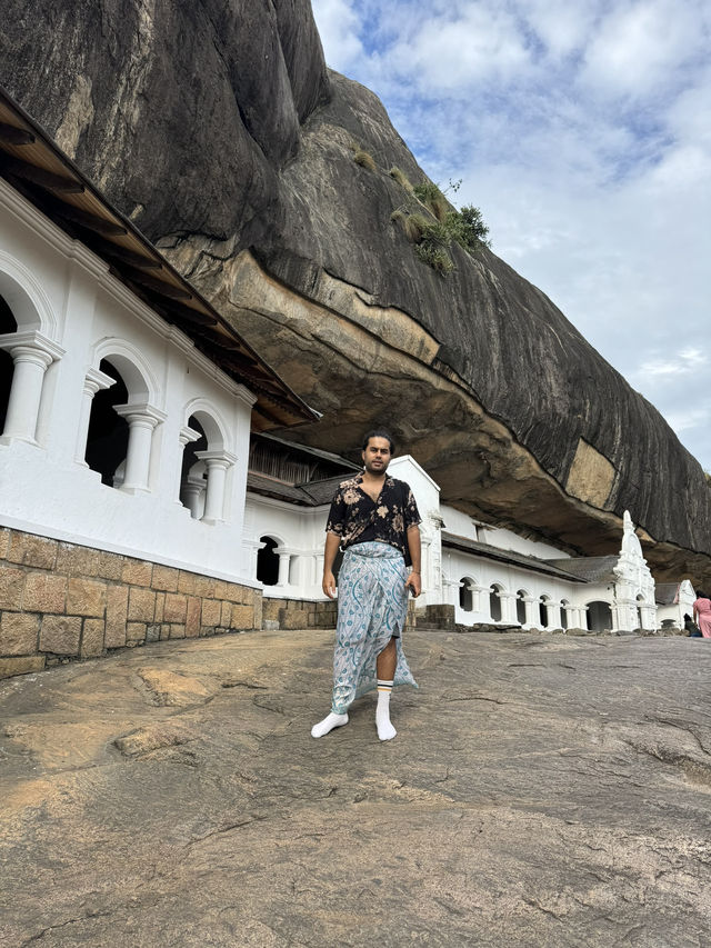 Step into Serenity at Dambulla Royal Cave Temple & Golden Temple 