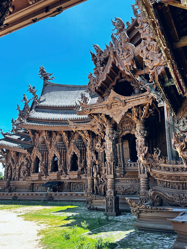 Sanctuary of Truth living wooden art 