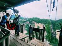 🌄⚡️ Flying Through the Sky: Zipline Adventure in Zhangjiajie Grand Canyon