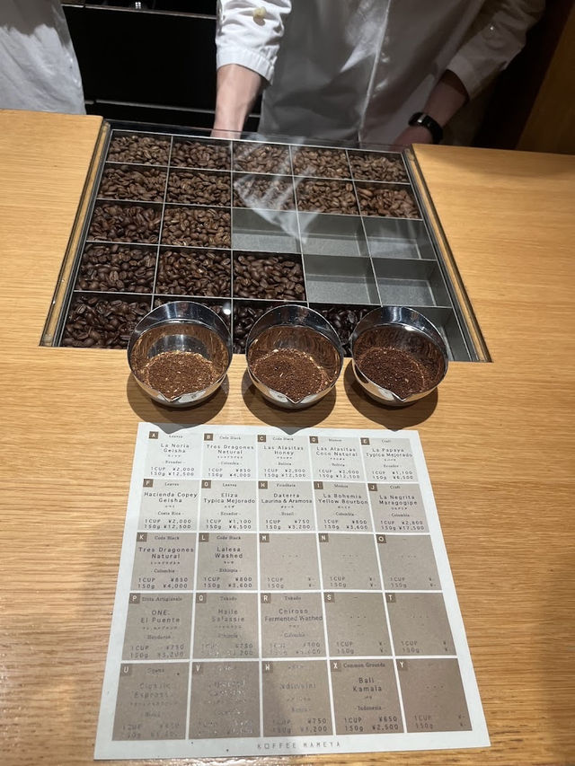 Koffee Mameya, A Refined Coffee Experience in Tokyo