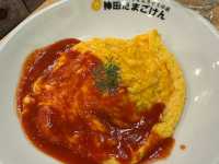 🍳 Hidden Comfort: Fluffy Omurice Magic at Kanda Tamagoken Ikebukuro 🍅 