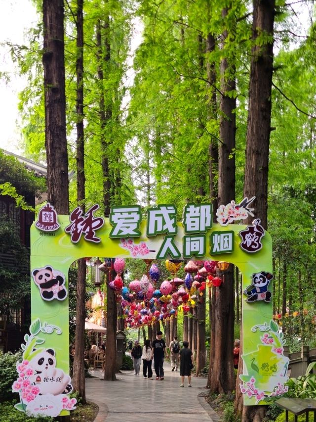 청두 영화 같은 인민공원