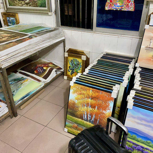 🎨【深圳・大芬油絵村でアートの街歩き】 
