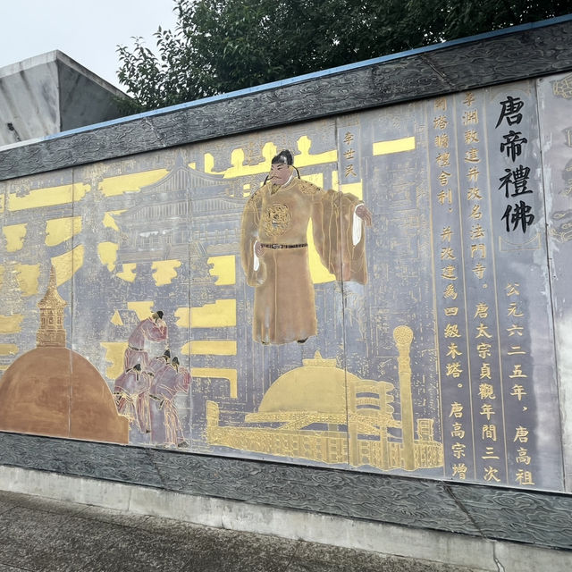 ✨ Famen Temple – The Golden Path of Faith ✨