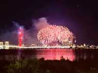Throwback Macau National Day Fireworks: A Dazzling Sky Over the Pearl River! 🎆🇨🇳