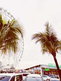 🎡 Manila's MAGIC Hour: SM Mall of Asia's Ferris Wheel Meets UNREAL Pink Sunset! 🌸