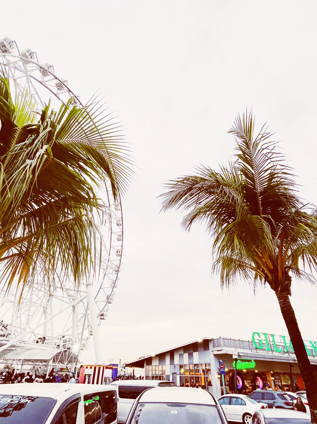 🎡 Manila's MAGIC Hour: SM Mall of Asia's Ferris Wheel Meets UNREAL Pink Sunset! 🌸