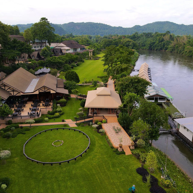 สวนไทรโยครีสอร์ท จ.กาญจนบุรี ⛰️🌳🌿 สวนไทรโยครีสอร์ท จ.กาญจนบุรี ⛰️🌳🌿