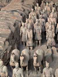 兵馬俑近距離震撼體驗🗿