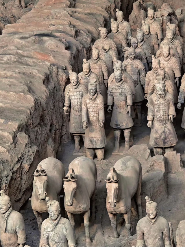 兵馬俑近距離震撼體驗🗿 兵馬俑近距離震撼體驗🗿