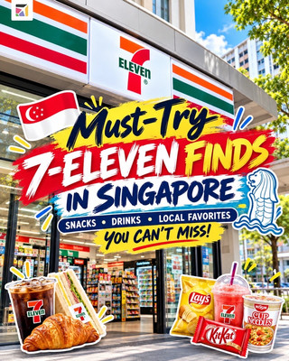 Singapore 7-Eleven is NOT just a convenience store 👀🇸🇬