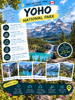 🇨🇦 I Didn't Expect Yoho National Park to Be This Magical — Emerald Lakes, Hidden Alpine Beauty 💚