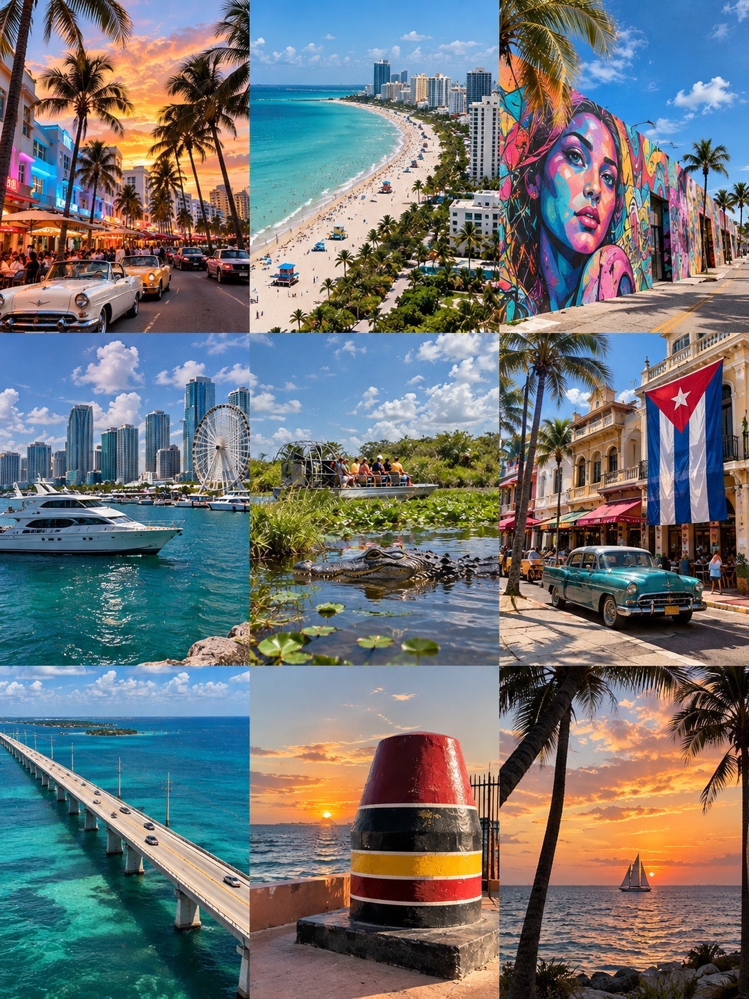 🌴☀️ Из Майами в Ки-Уэст: 4 дня, 3 ночи волшебства Флориды 🇺🇸🌊