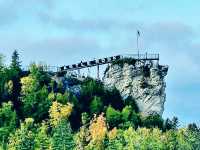 Family Adventure: Climbing Castle Rock with Kids in St. Ignace!