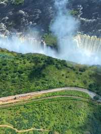 Soaring Above the Majestic Victoria Falls: A 