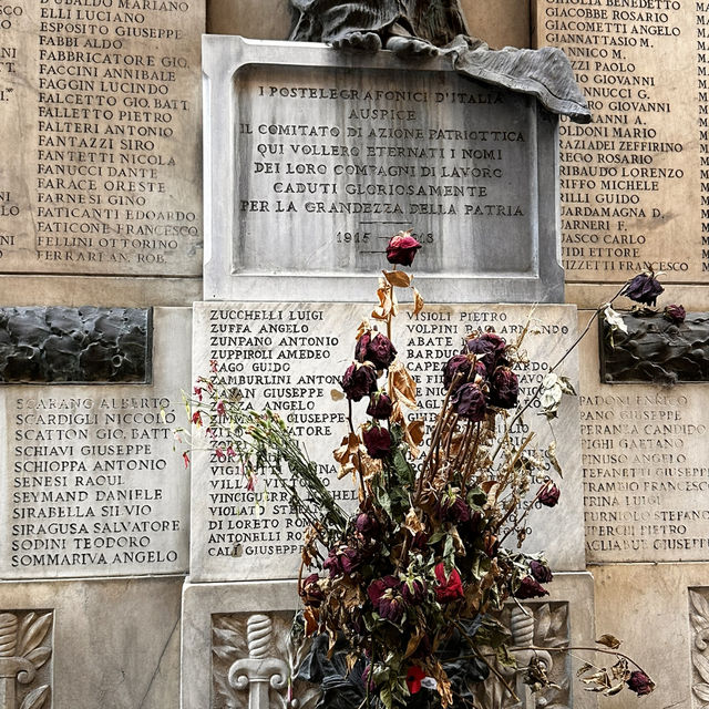 I got the goosebumps at this war memorial.