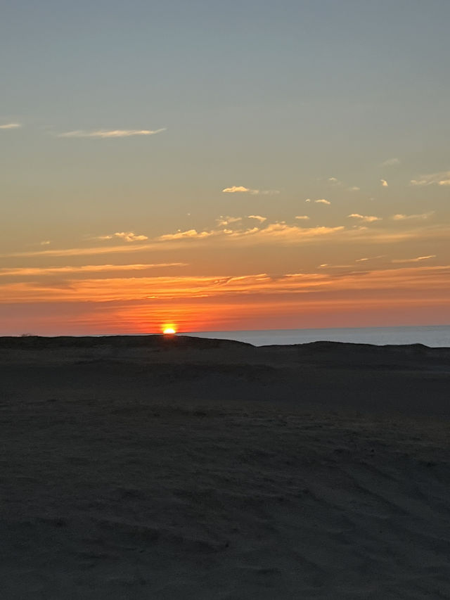 Sand Dunes meets the sea - Paoay, Ilocos Norte, Philippines 