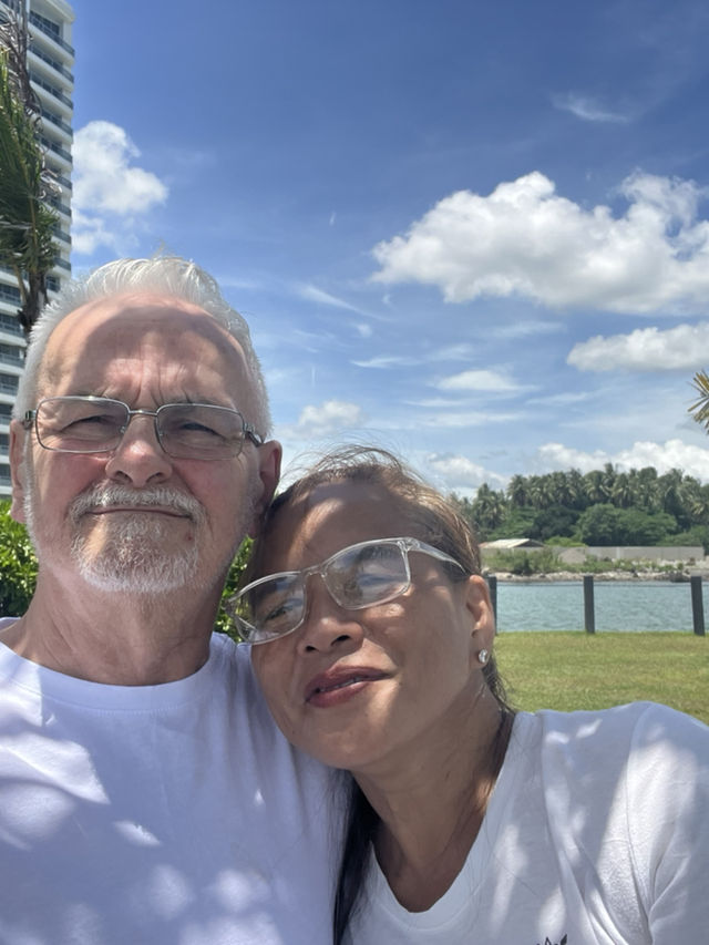 Azuala cove Davao with layover at Changi airport 