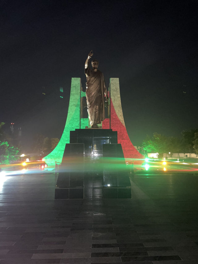 Osagyefo Dr. Kwame Nkrumah's Mausoleum located in Accra Ghana