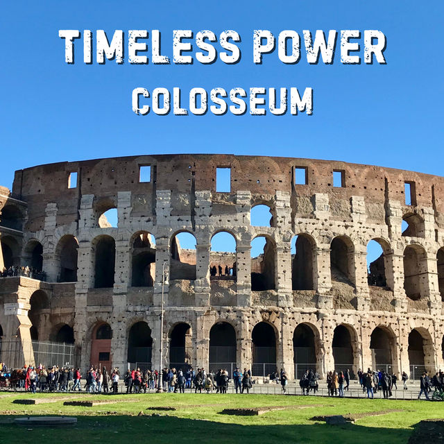 Roma🇮🇹Timeless Power of the Colosseum: Rome’s Iconic Wonder🏛️