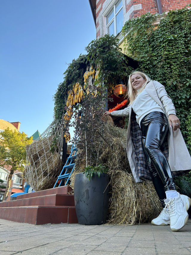 Green Seasons: Autumn Stroll Along Kurortny Prospekt in Zelenogradsk 🌾🌿 Green Seasons: Autumn Stroll Along Kurortny Prospekt in Zelenogradsk 🌾🌿