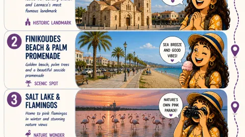 🗺️ ラルナカの穏やかな夕べ — traveler post in ラルナカ