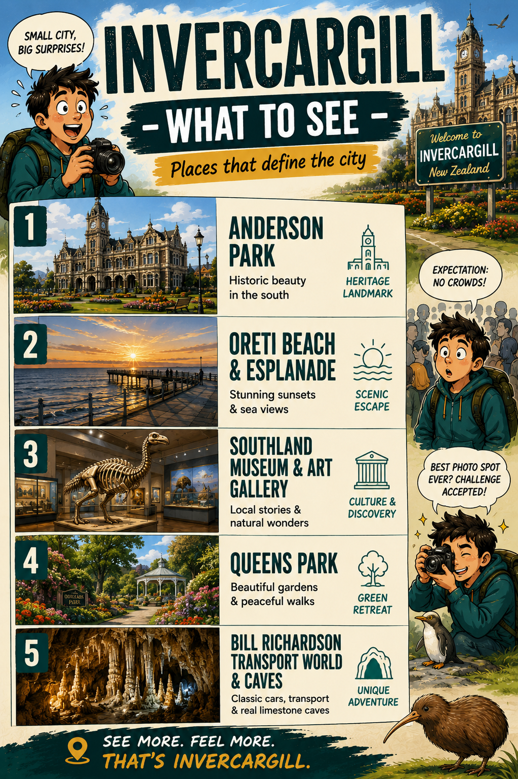 🗺️ Exploring Invercargill at a Slower Pace