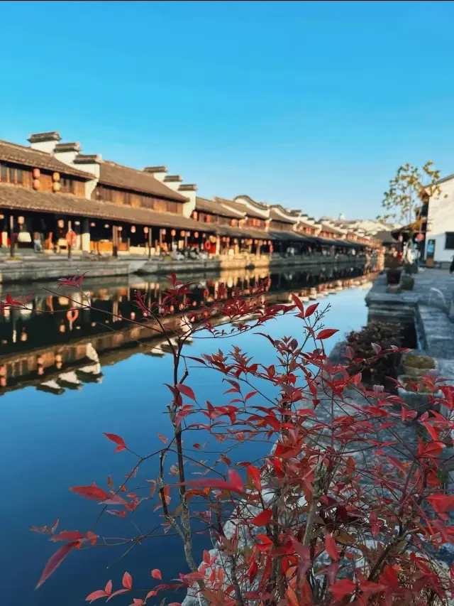 Keqiao Ancient Town‖"With your words 'spring is not late', I have arrived in the real Jiangnan"