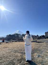 日本富士山河口湖必去地點大池公園景美超靜謐湖水雪山相映成趣