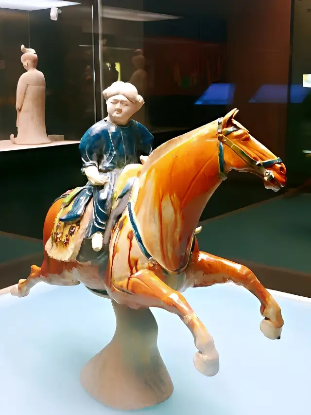 西安の博物館にはラクダ、馬がいますか？いえ、ロバもいます