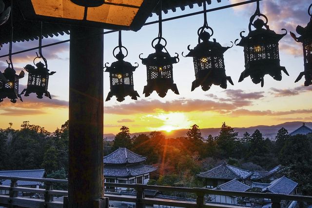 據說99%去奈良的人都錯過了二月堂的日落