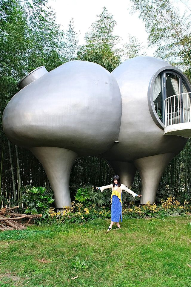 安吉民宿，適合避世度假的星球屋。