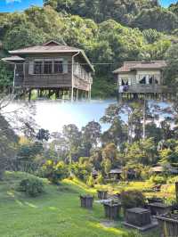 山打根，如夢幻之境，碧海藍天與蔥鬱山林交織。