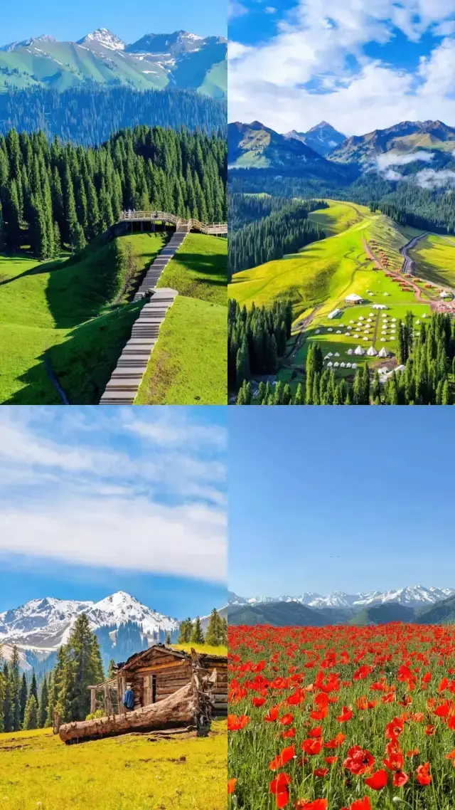 Kurdening is worth the visit, a fairy tale forest comparable to Switzerland, Xinjiang Kurdening