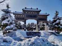 Shaolin Temple in Winter: A Snowy Wonderland ❄️🏯