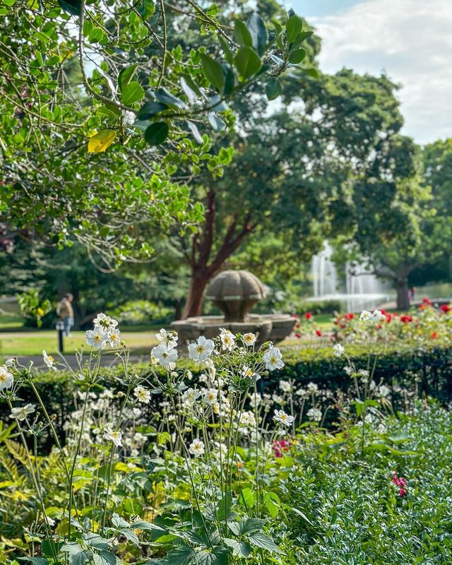 誤入英式油畫，邂逅綠地公園的慢時光