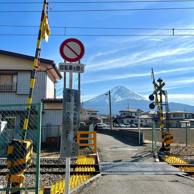 被富士山環抱的一天 | 我拍到了漫畫裡的場景！