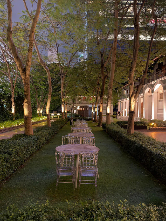 🥰尖沙咀隱世浪漫角落！1881 Heritage花園夜景正到痹！