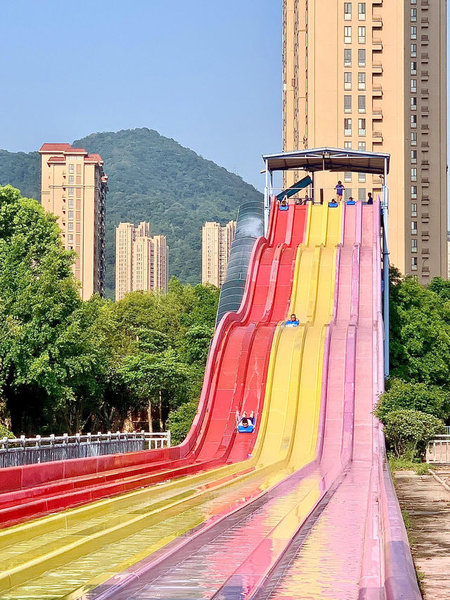福州貴安水世界，玩到不想回家😭