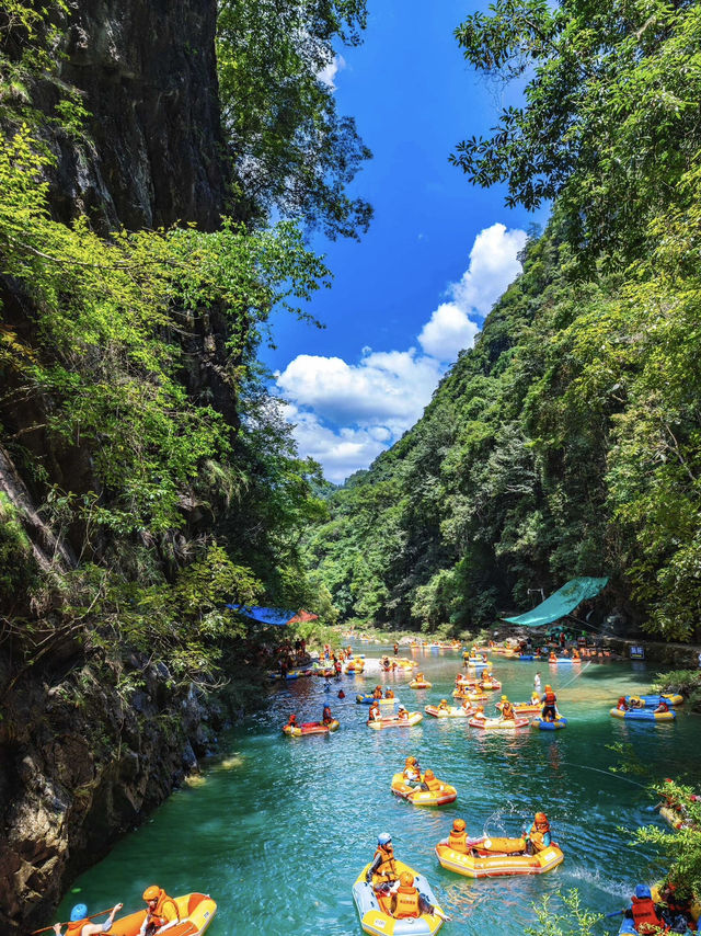 嚇到驚！廣東妹漂流初體驗！貴州高過河原來係咁驚人！